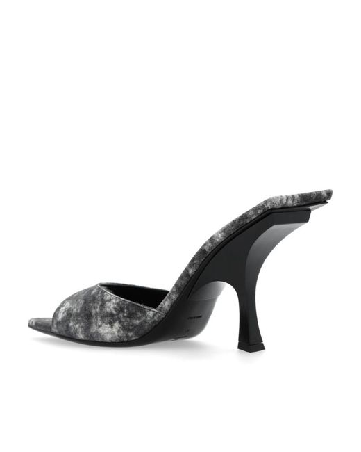 The Attico Metallic The Ester Pointed Toe Mules
