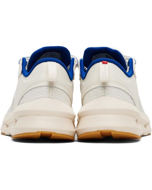 On Shoes White Cloudzone Moon Sneakers