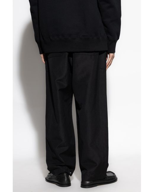 Comme des Garçons Black Decorative Button Trousers for men