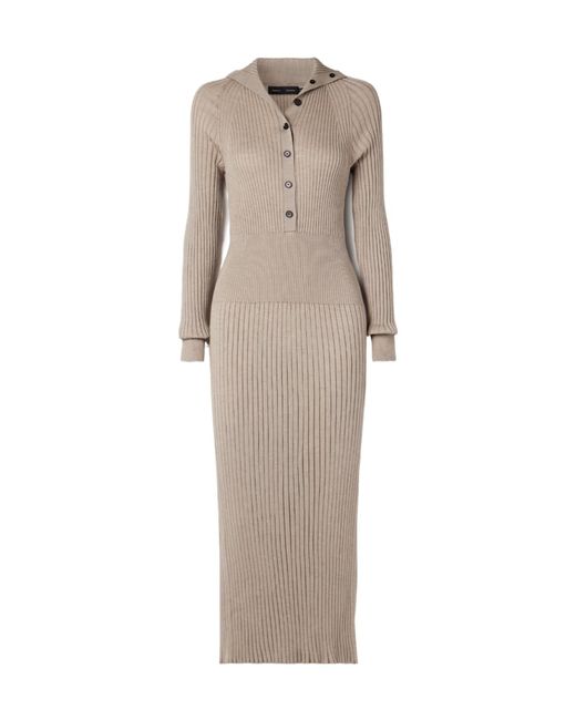 Proenza Schouler Natural Maeve Ribbed Dress