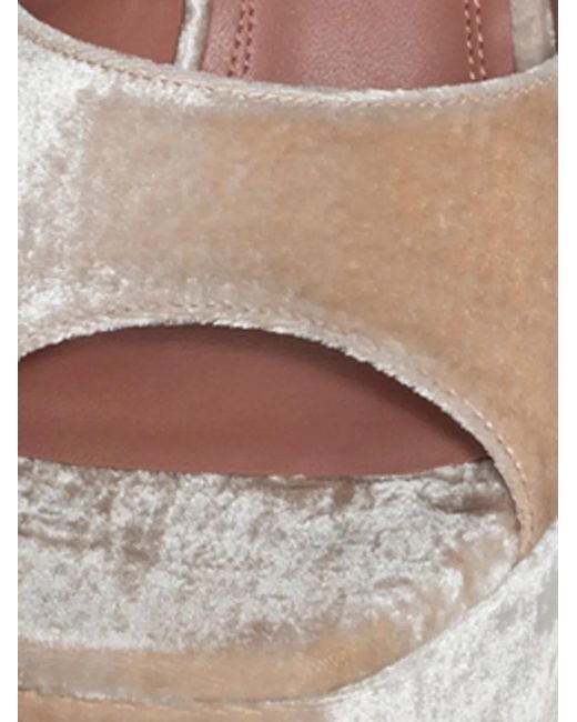AMINA MUADDI White 140Mm Dalida Mules