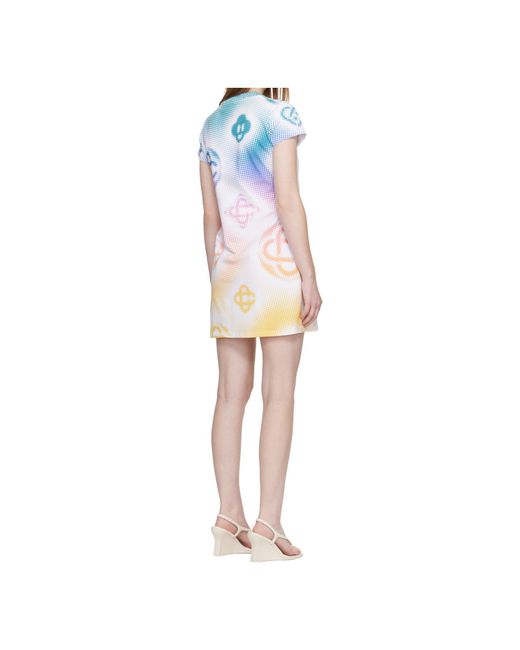 Casablanca Pink Printed Mini Dress