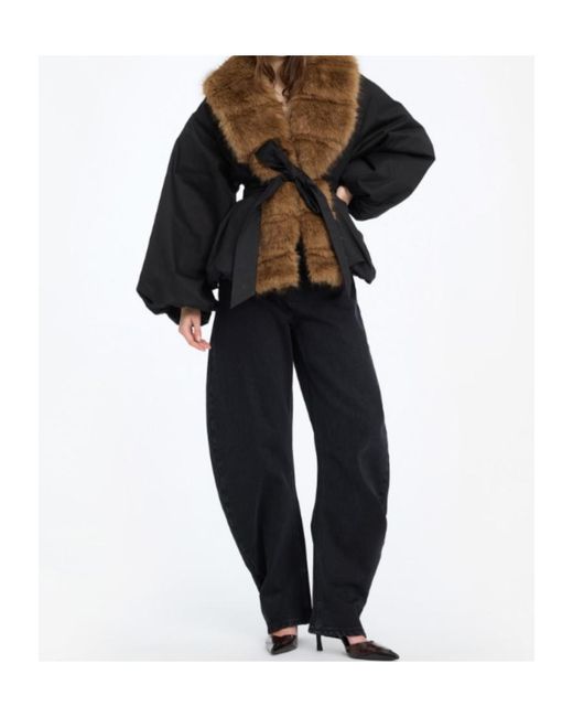 ROTATE BIRGER CHRISTENSEN Black Belted Jacket