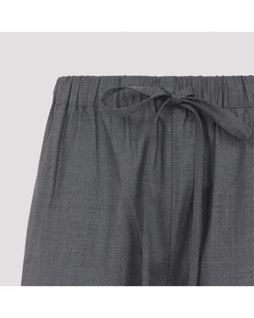 Co. Gray Drawstring Cuffed Trousers