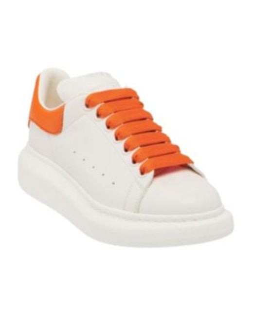 McQueen White Oversized Low-Top Sneakers