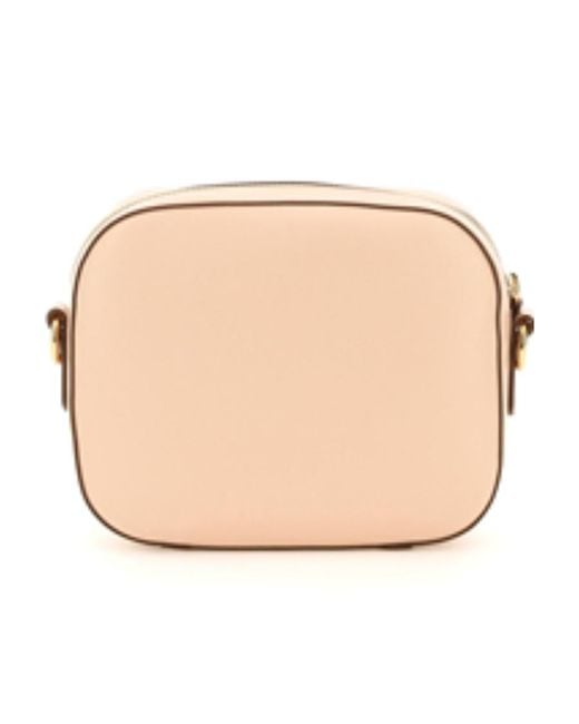 Stella McCartney Natural Logo Perforated Mini Camera Bag