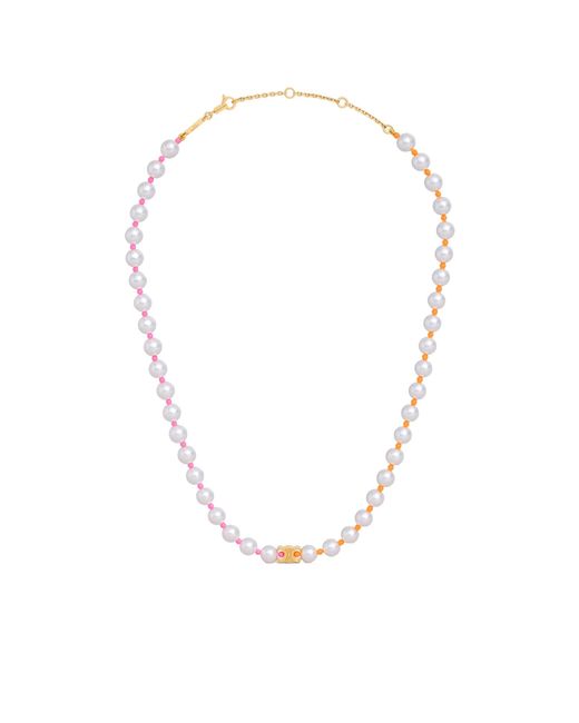 Céline White Plage Pearl Necklace