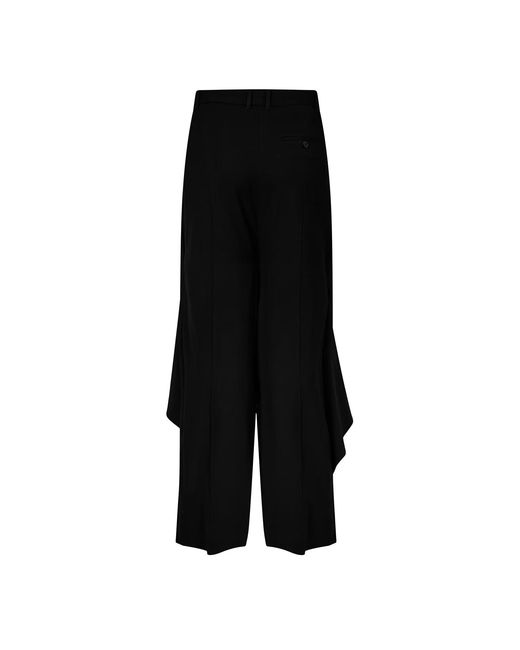 Balenciaga Black Godet Skirt