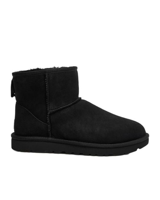 Ugg Black Classic Mini Ii Suede Boots