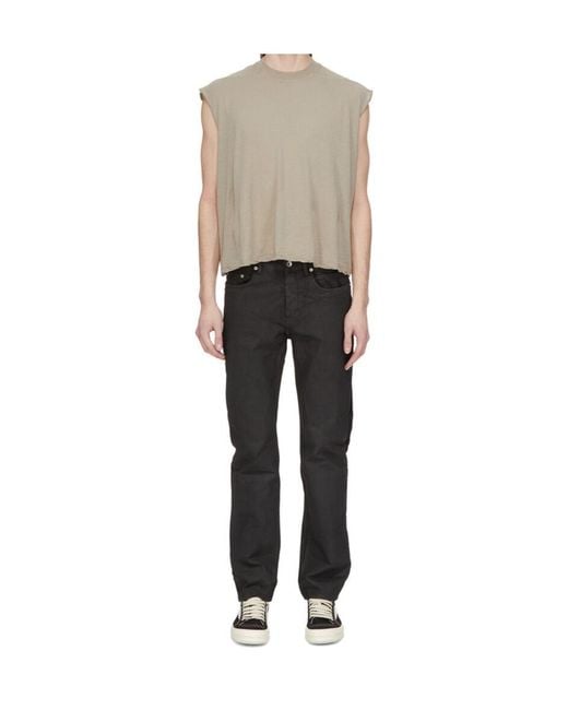 Rick Owens Black Belt-Loop Jeans for men