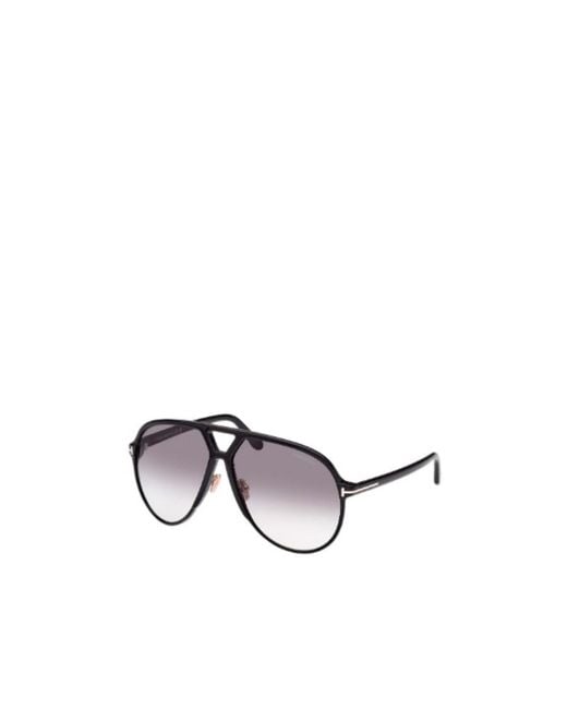 Tom Ford White Logo Sunglasses