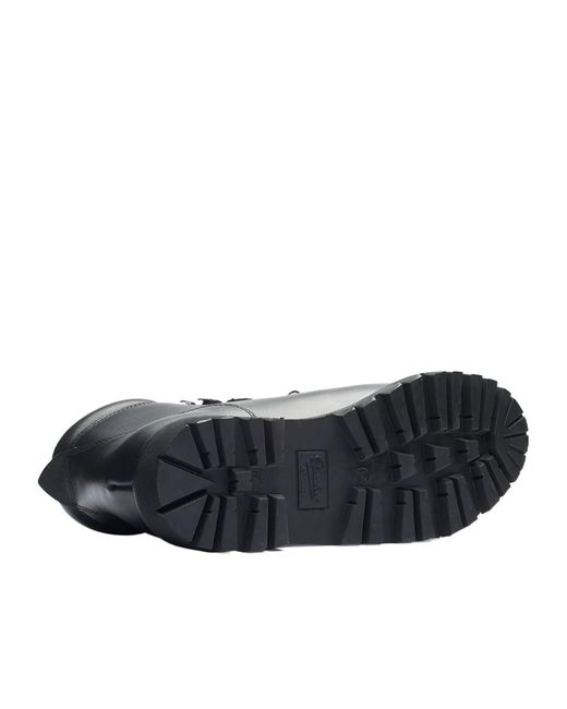 Paraboot Black Round-Toe Short Boots