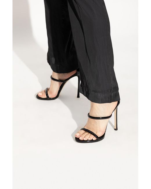 Giuseppe Zanotti Black Harmony Ankle Strap Sandals