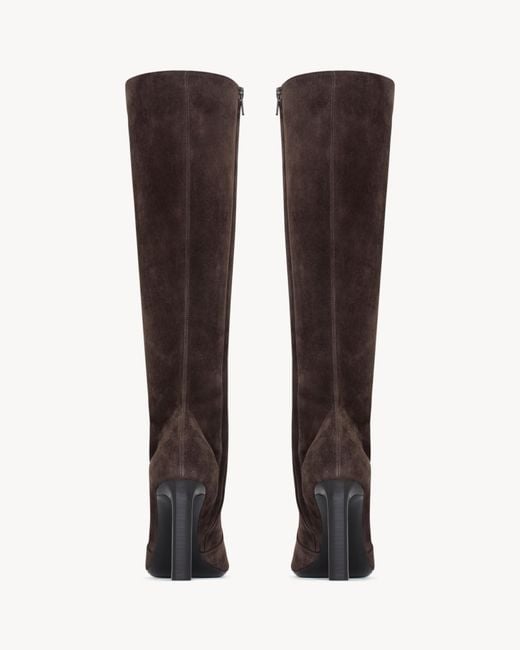 Saint Laurent Brown Francoise Boots