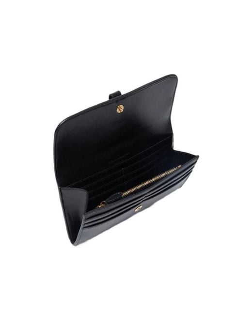 Stella McCartney Black Padlock Detailed Wallet