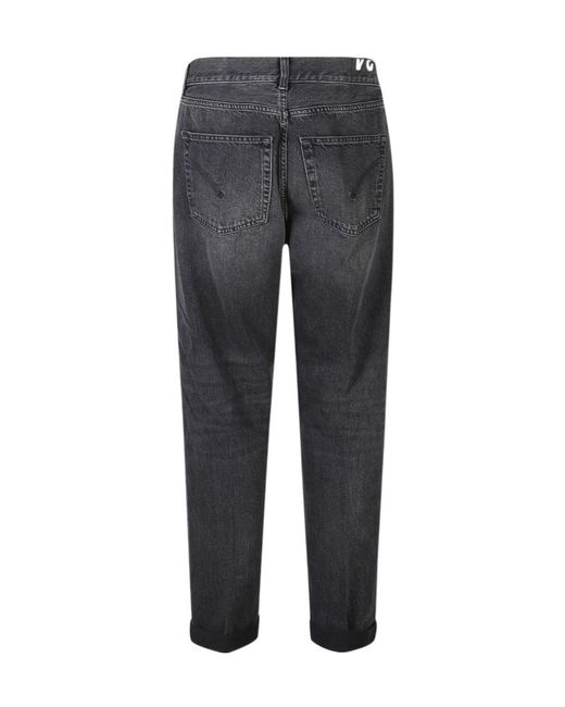 Dondup Gray Ervin Five-Pocket Jeans for men