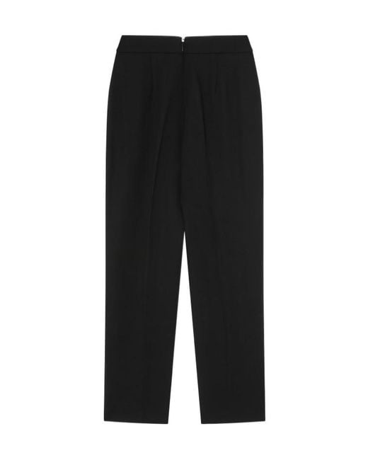 Pinko Black Parano High-Waist Cigarette Trousers