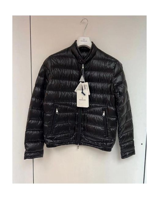 Moncler Black Acorus Short Down Jacket for men