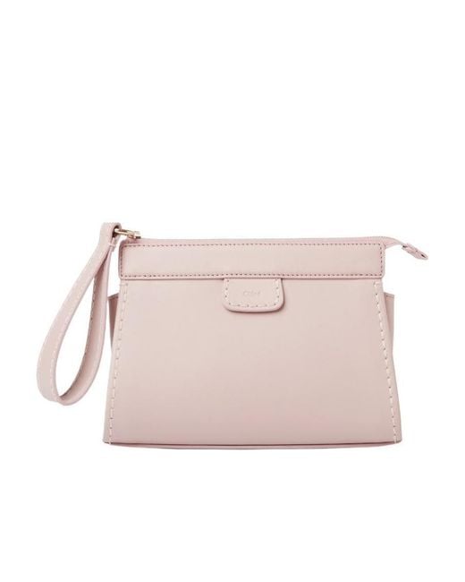 Chloé Pink Edith Leather Cross Body Bag