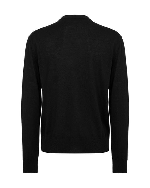 Vivienne Westwood Black Crew Neck Jumper for men