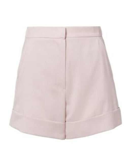 Max Mara Pink Wool-Blend Shorts