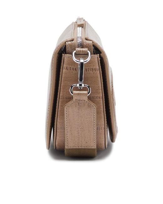 DIESEL Brown 1Dr Shoulder Bag for men