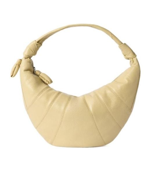 Lemaire Metallic Fortune Croissant Zipped Shoulder Bag