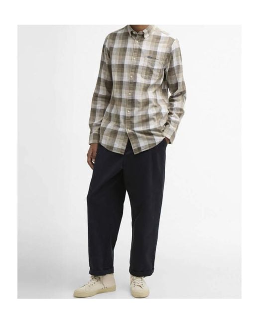 Barbour Multicolor Check-Pattern Shirt for men