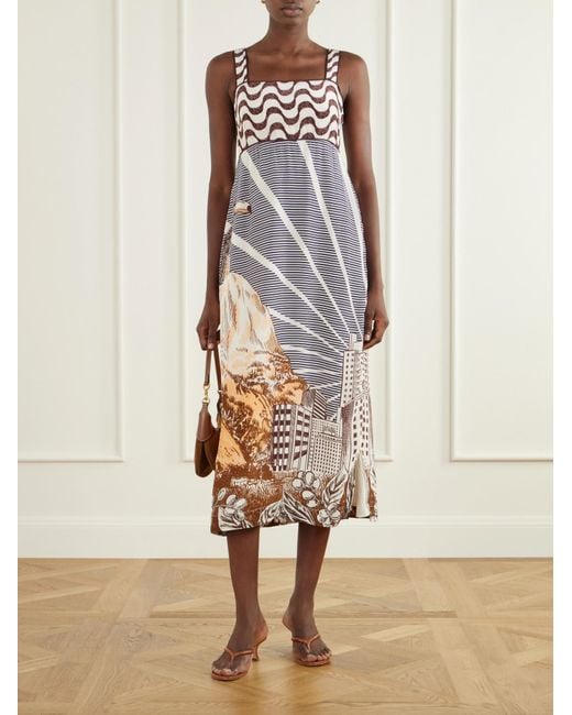 Farm Rio Multicolor Printed Dress