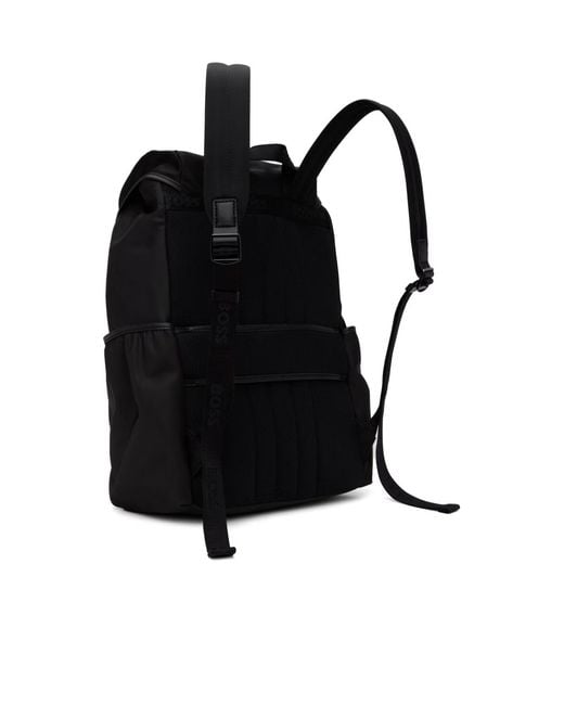 Boss Black Boss Double B Monogram Backpack for men