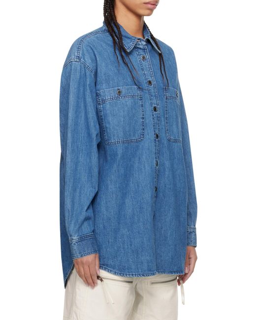 Isabel Marant Blue Verane Shirt