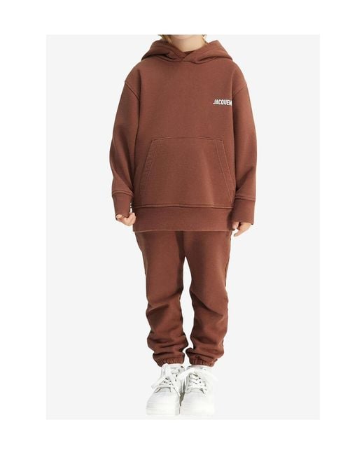 Jacquemus Brown Cotton Sweatpants for men