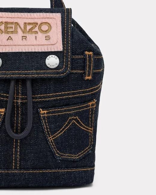 KENZO Blue Five Pockets' Mini Backpack