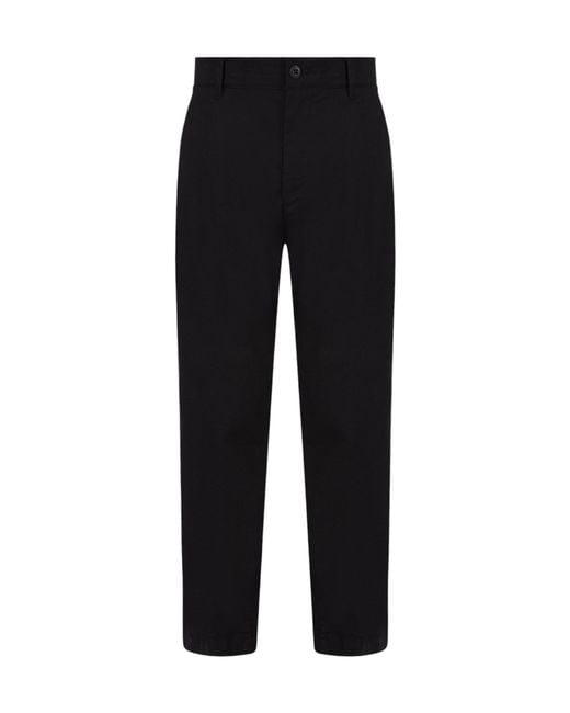 Calvin Klein Black Tapered Chino Trousers for men