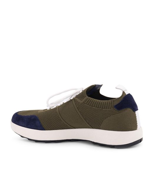 Kiton Multicolor Low-Top Mesh Sneakers for men