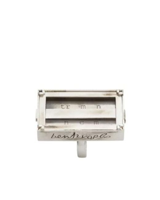 Fendi White X Mirella Bentivoglio Vintage And Glass Ring