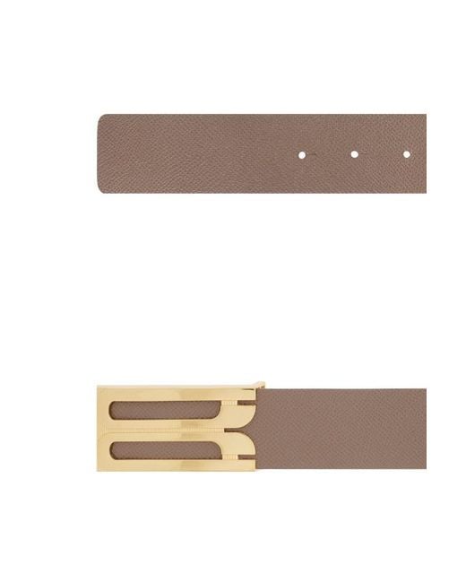 Victoria Beckham White Leather Belt