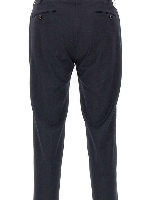 PT01 Blue Pt Torino Straight Leg Tailored Trousers for men