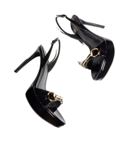 Gucci Black Donna Platform Sandal