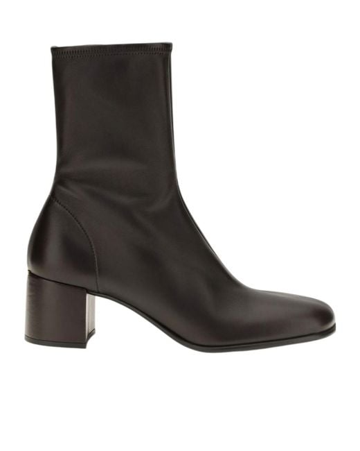 Prada Black Block-Heel Ankle Boots