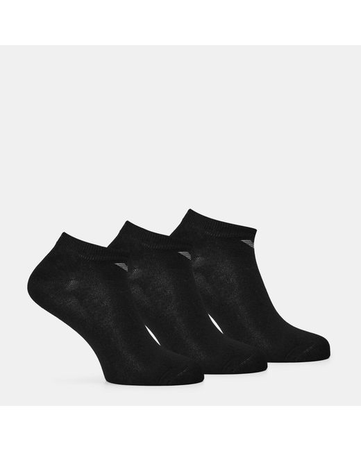 Emporio Armani White Short Socks for men