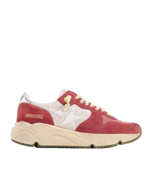 Golden Goose Deluxe Brand Pink Running Nylon Sneakers