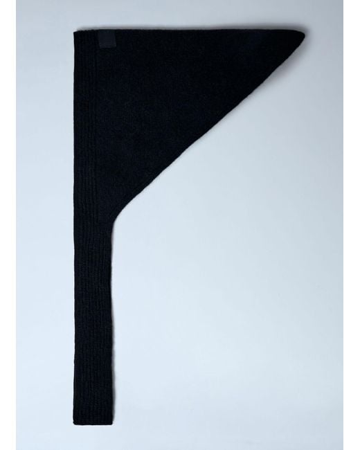 Jacquemus Black The Gros Grain Shawl