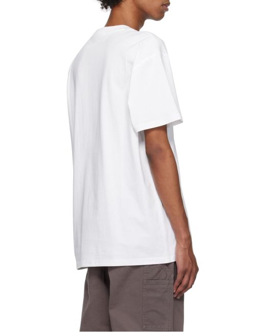 Carhartt White Carhartt American Script T-Shirt for men