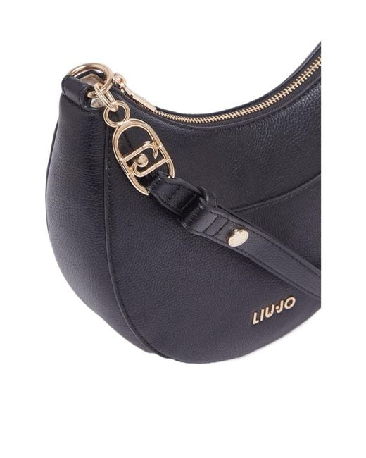 Liu Jo Blue Zippered Shoulder Bag