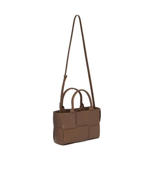 Bottega Veneta Brown Mini Arco Tote Bag