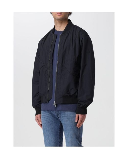 Save The Duck Blue Myles Zip-Up Jacket for men