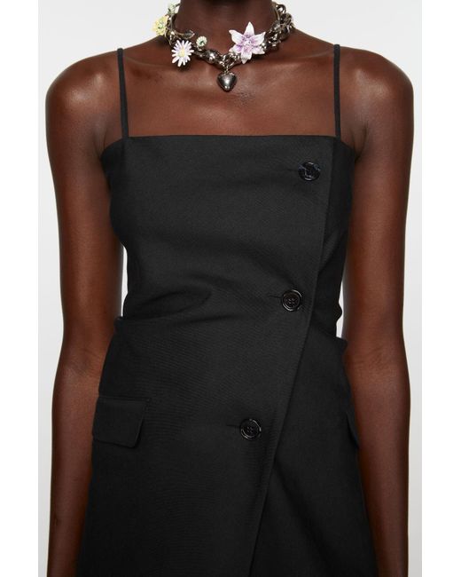 Acne Black Blazer-Style Top