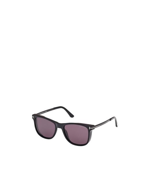 Tom Ford White Logo Sunglasses for men