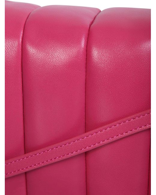 Stand Studio Pink Hera Quilted Shoulder Bag